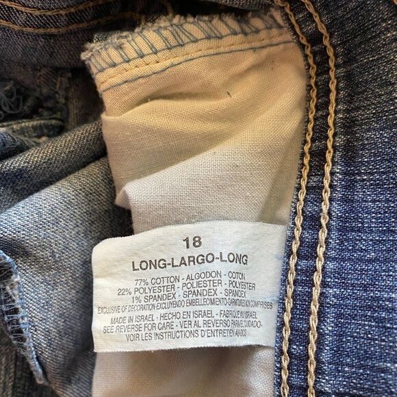 Gloria Vanderbilt Womens Denim Jeans SZ 18L - Picture 6 of 10
